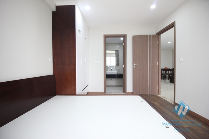 New and high floor three bedrooms apartment for rent in Ciputra, Tay Ho, Ha Noi